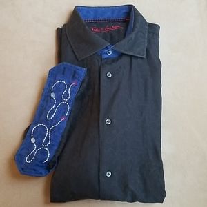 Robert Graham 16.5 Large Black Shirt